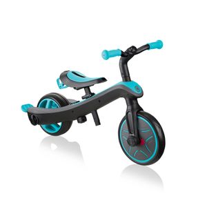 Globber Loopfiets met 2 wielen Trike Explorer 4-in-1 Junior Blauw/Zwart