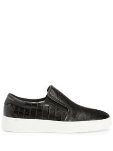 Giuseppe Zanotti Gz94 crocodile-embossed leather sneakers - Noir