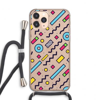 8-bit N°8: iPhone 11 Pro Transparant Hoesje met koord