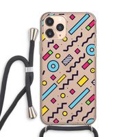 8-bit N°8: iPhone 11 Pro Transparant Hoesje met koord