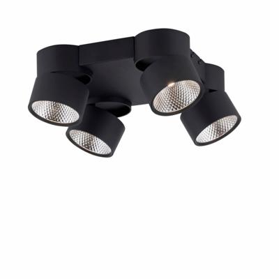 Paul Neuhaus PlafondlampPure Nola 4-lichts zwart - 6454-18