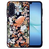Dark Bloemen Samsung Galaxy A17 | Beschermhoes TPU PU