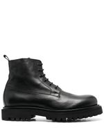 Officine Creative bottines en cuir à lacets - Noir - thumbnail