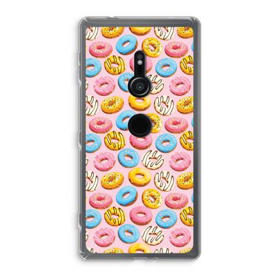 Pink donuts: Sony Xperia XZ2 Transparant Hoesje