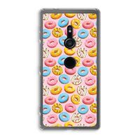 Pink donuts: Sony Xperia XZ2 Transparant Hoesje Pink donuts: Sony Xperia XZ2 Transparant Hoesje