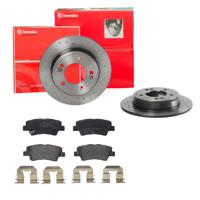 Remmenset, remschijf BREMBO, Remschijftype: Geperforeerd, Inbouwplaats: Achteras, u.a. für Hyundai, KIA - thumbnail