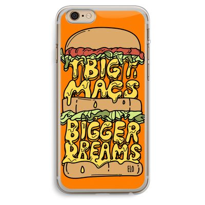 Big Macs Bigger Dreams: iPhone 6 Plus / 6S Plus Transparant Hoesje