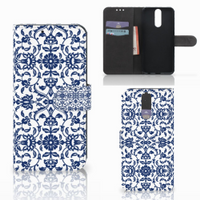 Huawei Mate 10 Lite Hoesje Flower Blue - thumbnail