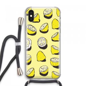 When Life Gives You Lemons...: iPhone XS Max Transparant Hoesje met koord