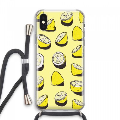 When Life Gives You Lemons...: iPhone XS Max Transparant Hoesje met koord