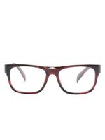 Prada Eyewear tortoiseshell-effect square-frame glasses - Rouge - thumbnail