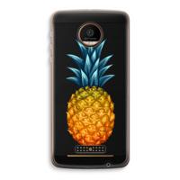 Grote ananas: Motorola Moto Z Force Transparant Hoesje