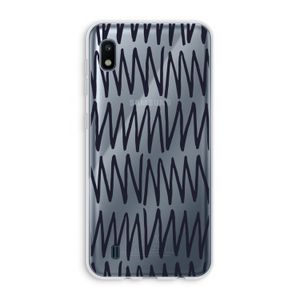 Marrakech Zigzag: Samsung Galaxy A10 Transparant Hoesje
