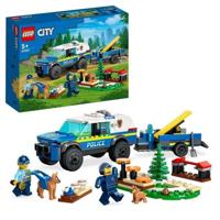 LEGO CITY POLITIE 60369 Politiehond Dressuur, autospeelgoed met trailer