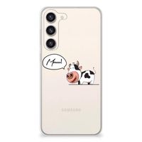Samsung Galaxy S23 Plus Telefoonhoesje met Naam Cow