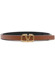 Valentino Garavani ceinture à boucle VLOGO - Marron