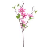 Countryfield kunstbloem magnolia paars 82 cm | 24 stuks