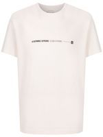 Osklen t-shirt à slogan imprimé - Tons neutres