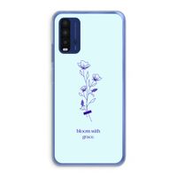 Bloom with grace: Xiaomi Redmi 9T Transparant Hoesje