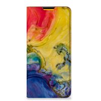 Bookcase Samsung Galaxy M52 Watercolor Dark