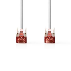 CAT6 S/FTP-Netwerkkabel | RJ45 Male - RJ45 Male | 1,0 m | Wit