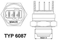 Wahler Temperatuurschakelaar 6087.87D