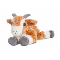 Aurora Pluche geit - knuffel geit - 20 cm - boerderij knuffel geit
