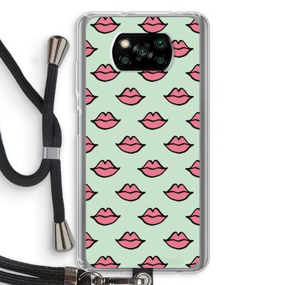 Lipjes: Xiaomi Poco X3 Pro Transparant Hoesje met koord