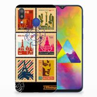 Samsung Galaxy M20 (Power) | Silliconen Back Cover | Postzegels