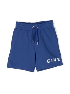 Givenchy Kids short à logo imprimé - Bleu