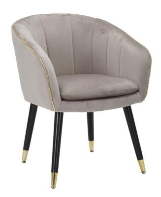 PARMCHAIR PARIJS GRIGIA/GOUD CM 62X58X78