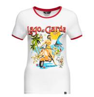 Queen Kerosin Lago di Garda T Shirt Off White -M