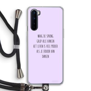 Sprong: OnePlus Nord Transparant Hoesje met koord