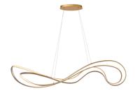 Lucide SARDANA - Hanglamp - LED Dimb. - 1x54W 2700K - Mat Goud / Messing | Premium
