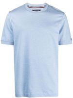 Tommy Hilfiger logo-embroidered cotton T-shirt - Bleu