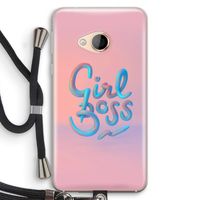 Girl boss: HTC U Play Transparant Hoesje met koord