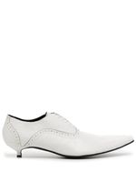 Comme Des Garçons escarpins en cuir à bout pointu - Blanc