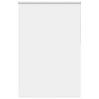 VidaXL Rolgordijn verduisterend 145x210 cm stofbreedte 141,6 cm wit