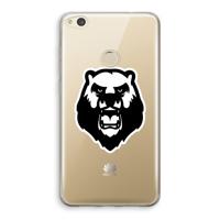 Angry Bear (white): Huawei Ascend P8 Lite (2017) Transparant Hoesje