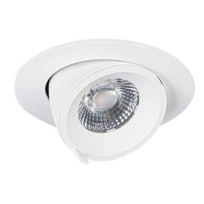 BR6118 LED-banaanspot 6,5W 2700K/DTW IP40 Ø 8,3 cm Dimbaar Wit