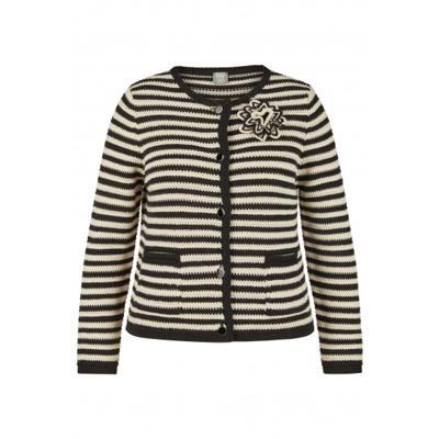 Rabe - Zwart | Dames | Vest | Zwart | 50 | regular | Kamst mode