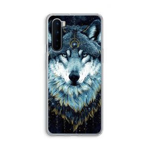 Darkness Wolf: OnePlus Nord Transparant Hoesje