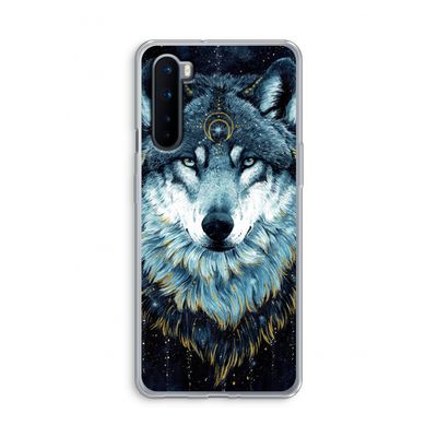 Darkness Wolf: OnePlus Nord Transparant Hoesje