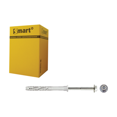 pgb-Europe SMART | Raamplug CB zeskantschroef Ø 10x120 NZN | 50 st SM0RPCN011001203