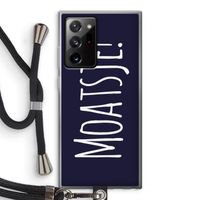 Moatsje!: Samsung Galaxy Note 20 Ultra / Note 20 Ultra 5G Transparant Hoesje met koord