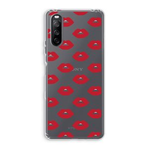 Lips: Sony Xperia 10 III Transparant Hoesje