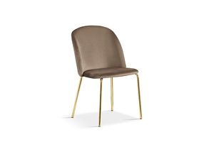 Stoel Suze Bruin - Set van 4