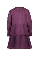 Like Flo Meisjes jurk embroidery - Mila - Grape