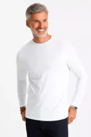 Ombre - Taranto - Longsleeve Heren - Wit - Modaitalia