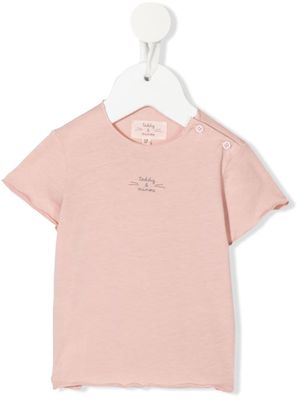 TEDDY & MINOU t-shirt à logo imprimé - Rose